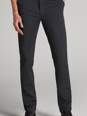 NWT American Tall Men's Tapered Traveller's Chino Pants - Black